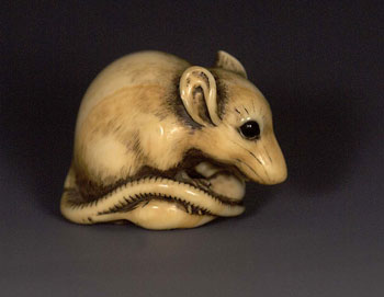 Cute Netsuke Mouse